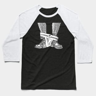 Boots and Jock artwork by David Wichman Baseball T-Shirt